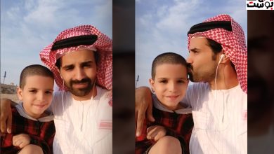 الطفل "صالح" برفقة سعود القحطاني عبر تيك توك - tiktok / (@solo112220)