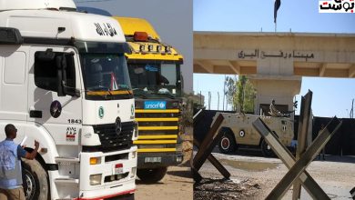 دخول سبع شاحنات وقود و100 شاحنة مساعدات إنسانية لغزة