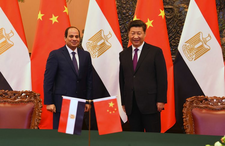 رئيس الصين ورئيس مصر