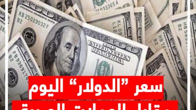 أسعار الدولار الأمريكي أمام العملات العربية اليوم الجمعة 2024/3/8