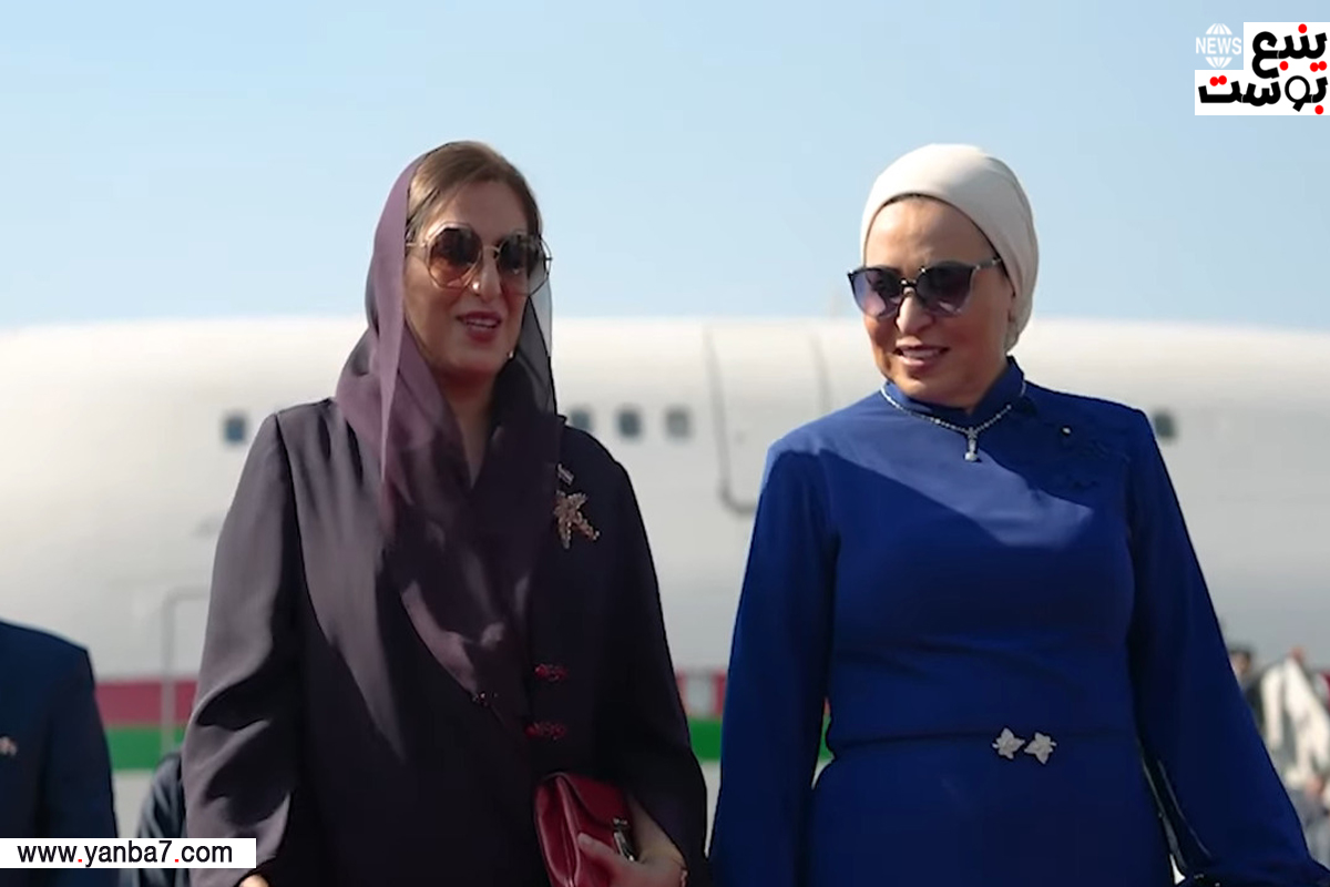 فيديو.. السيدة انتصار السيسي تستقبل حرم سلطان عُمان