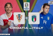 موعد مباراة ايطاليا وكرواتيا اليوم